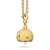 Paul Morelli 18K Yellow Gold Sequence Diamond & Gemstone Meditation Bell with Rubies, 16mm