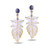 *VIRTUAL TRUNK SHOW* COOMI 20K Yellow Gold Affinity Blue Chalcedony Feather Drop Earrings *VIRTUAL TRUNK SHOW* COOMI 20K Yellow Gold Affinity Blue Chalcedony Feather Drop Earrings