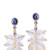*VIRTUAL TRUNK SHOW* COOMI 20K Yellow Gold Affinity Blue Chalcedony Feather Drop Earrings *VIRTUAL TRUNK SHOW* COOMI 20K Yellow Gold Affinity Blue Chalcedony Feather Drop Earrings
