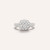 Pomellato Nudo 18K Rose and White Gold Diamond Classic Ring, Size 55 Pomellato Nudo 18K Rose and White Gold Diamond Classic Ring, Size 55