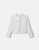 Lafayette 148 New York Speckled Glaze Jacquard Jacket in Pearl Multi, Size Medium