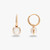 Pomellato Nudo Mini 18K Rose Gold Milky Quartz Earrings