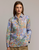 Hinson Wu Margot Long Sleeve Print Shirt in Floral Paisley