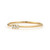 *SPECIAL ORDER* Jade Trau 18K Yellow Gold Envoy Cluster Plié Bangle