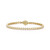 *SPECIAL ORDER* Walters Faith Classic 18K Gold Bezel Set Diamond Tennis Bracelet (Origami Clasp), 7"