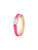 Melissa Kaye 18K Pink Gold Honey Ring with Neon Pink Enamel, Size 7
