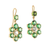 Sylva & Cie. 14K Yellow Gold Flower Earrings