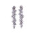 *RESERVE TODAY* Sylva & Cie. 18K White Gold Oxidized Rough Cut Diamond Chandelier Earrings