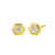 Gumuchian 18K Yellow Gold Diamond B Collection Mini Stud Earrings