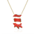 *SHOP & SIP EVENT* Paul Morelli Freeform Pacific Red Coral Ladder Necklace, 30"
