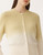Fabiana Filippi Gradient Platinum Cardigan in Aloe, Size 44