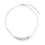 Cadar 18K White Gold Feather Necklace (Medium)