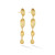 Cadar 18K Yellow Gold Shell Drop Earrings