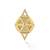 Cadar 18K Yellow Gold B Home Cocktail Ring