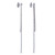 *RESERVE TODAY* Sidney Garber Long Knot Earrings with Diamond Pavé