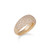 *RESERVE TODAY* Sidney Garber French Dome Ring with Diamond Pavé
