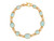 *GURHAN SHOP & SIP EVENT* GURHAN Rune One-of-a-Kind 24K Gold Turquoise All Around Statement Bracelet