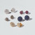 Sidney Garber 18K White Gold Perfect Perfect Pavé Button Earrings with Sapphires (Medium)