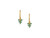 *GURHAN SHOP & SIP EVENT* GURHAN Boucle 24K Gold Emerald Drop Earrings, Small Gemstone Cluster on Wire Hook