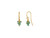*GURHAN SHOP & SIP EVENT* GURHAN Boucle 24K Gold Emerald Drop Earrings, Small Gemstone Cluster on Wire Hook