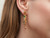 *GURHAN SHOP & SIP EVENT* GURHAN Embrace 22K Gold Multi-Stone Long Drop Earrings, Small Spiral on Post