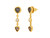 *GURHAN SHOP & SIP EVENT* GURHAN Pointelle One-of-a-Kind 24K Gold Mixed Diamond Double Drop Earrings, Mixed Shapes
