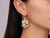 *GURHAN SHOP & SIP EVENT* GURHAN Antiquities One-of-a-Kind 24K Gold Toshikane Hook Drop Earrings, 16mm Square Carved Toshikane Depicting a Plum Blossom