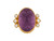 *GURHAN SHOP & SIP EVENT* GURHAN Rune One-of-a-Kind 24K Gold Amethyst Center Stone Cocktail Ring