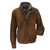 *COMING SOON* Remy Men's Leather Double Collar Bomber Jacket in Safari/Cognac