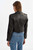 *ORDER TODAY* LAMARQUE Denalda Cropped Leather Biker Jacket in Black