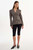 *ORDER TODAY* LAMARQUE Abitha Hourglass Suede Jacket in Steel Grey