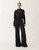 Fabiana Filippi Wool and Cotton Cardigan in Black, Size 48