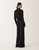 Fabiana Filippi Wool and Cotton Cardigan in Black, Size 48