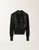 Fabiana Filippi Wool and Cotton Cardigan in Black, Size 48