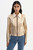 *ORDER TODAY* LAMARQUE Claire Reversible Leather Jacket in Mid Brown/Gold
