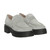 Fabiana Filippi Chunky Sole Suede Loafers in Rock Grey, Size 40