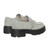 Fabiana Filippi Chunky Sole Suede Loafers in Rock Grey, Size 40
