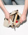 MZ Wallace Medium Crosby Lock Crossbody in Sandy Linen