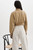 *ORDER TODAY* LAMARQUE Evelin Cropped Faux Leather Bomber Jacket in Wheat