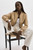 *ORDER TODAY* LAMARQUE Evelin Cropped Faux Leather Bomber Jacket in Wheat