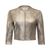 *ORDER TODAY* Susan Bender Cropped Cardigan in Taupe Quartz