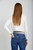 *ORDER TODAY* Susan Bender Long Sleeve Cropped Cardigan in White