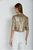 *ORDER TODAY* Susan Bender Short Sleeve Moto in Prosecco