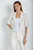 *ORDER TODAY* Susan Bender Short Sleeve Moto in Ivory