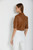 *ORDER TODAY* Susan Bender Short Sleeve Moto in Saddle