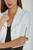 *ORDER TODAY* Susan Bender Short Sleeve Moto in White