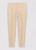 Fabiana Filippi Cuffed Embellished Linen Trousers in Desert, Size 48