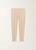 Fabiana Filippi Cuffed Embellished Linen Trousers in Desert, Size 48