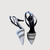 Fabiana Filippi Striped Embellished Pointed Toe Ankle Strap Sandals, Size 40