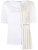 Fabiana Filippi Pleated Panel Combo Top in Ivory